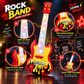 Goyal's Musical Toy Guitar for Kids | Battery Operated Guitar with Lights, Pre-Loaded Tunes & Nylon Strings | Pretend Play Music Toy with Shoulder Strap | Ages 3–4