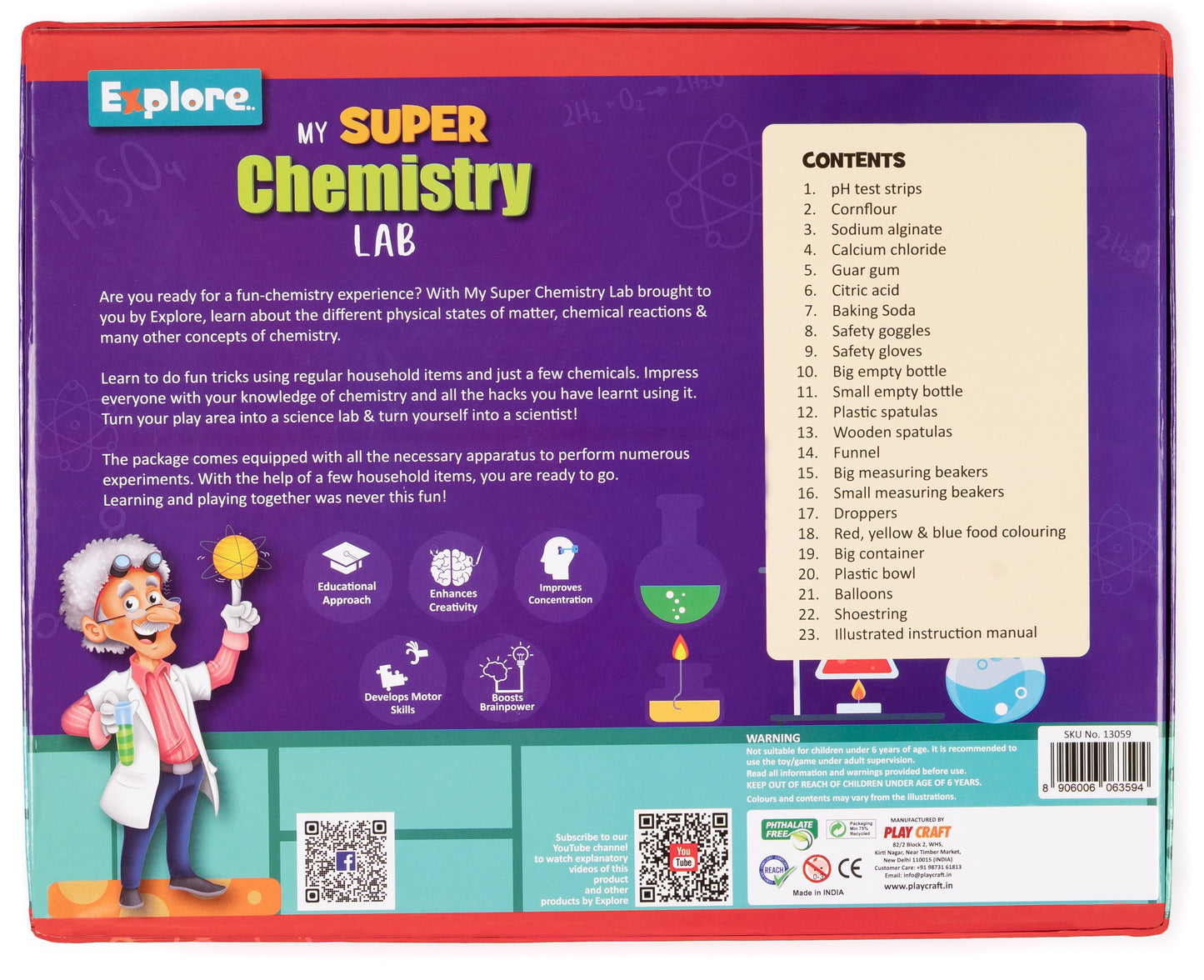 Goyal's Science Experiments STEM Learner | My Super Chemistry Lab (Learning & Educational DIY Activity Toy Kit, for Ages 6+ of Boys and Girls)