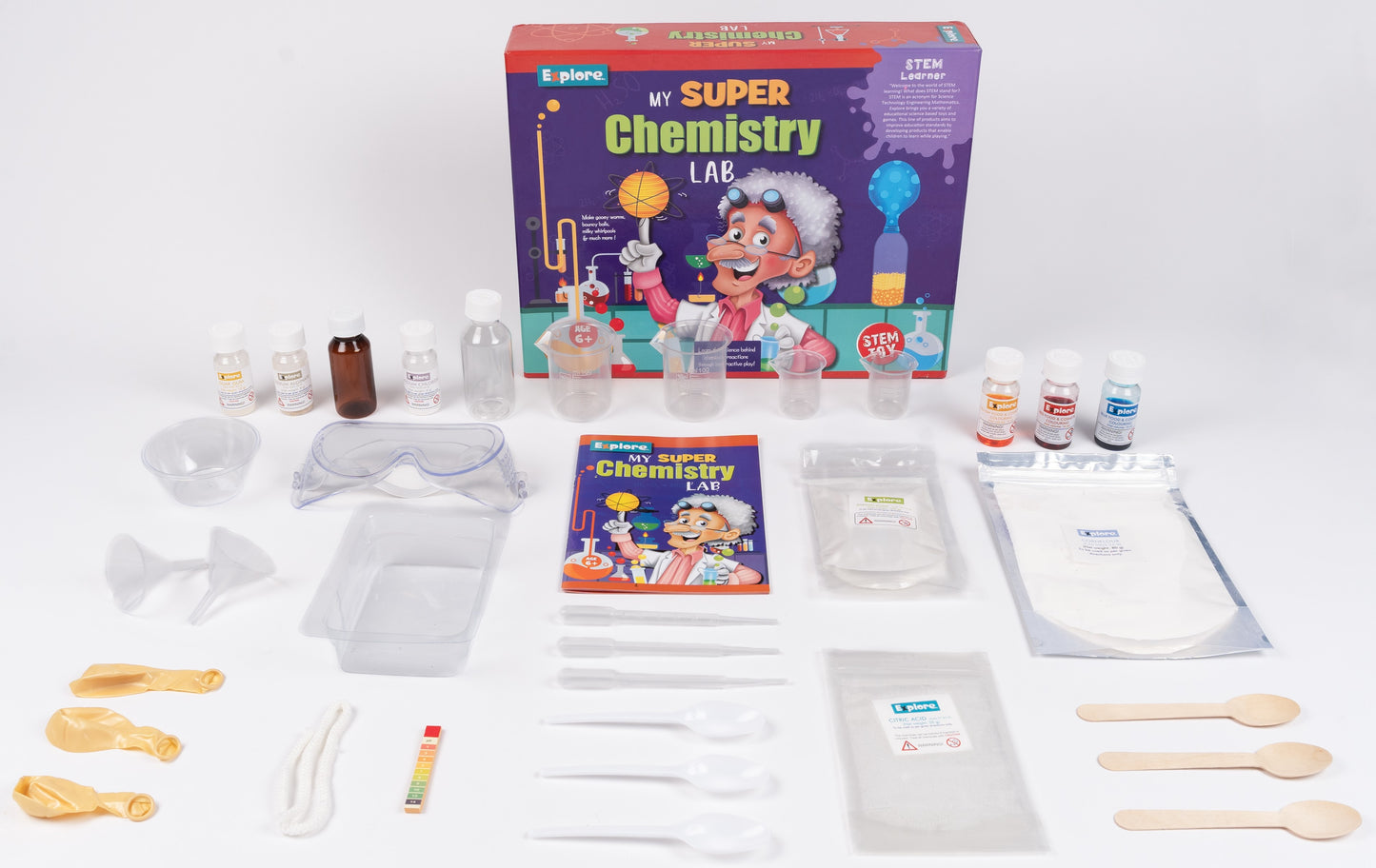 Goyal's Science Experiments STEM Learner | My Super Chemistry Lab (Learning & Educational DIY Activity Toy Kit, for Ages 6+ of Boys and Girls)