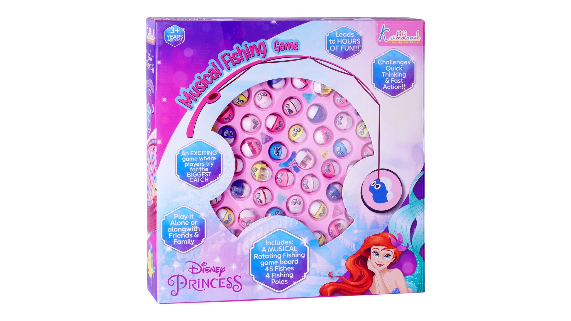 disney princess fishing pole Kriiddaank Princess Kids Musical Fishing Game Fish Catching Board Game – Goyal's