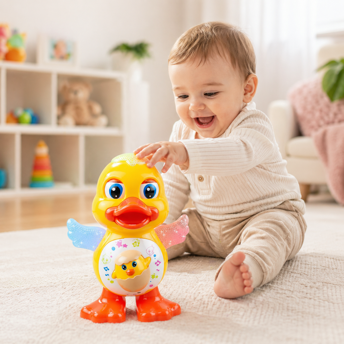 Goyal's Dancing Duck with Music Flashing Lights and Real Dancing Action