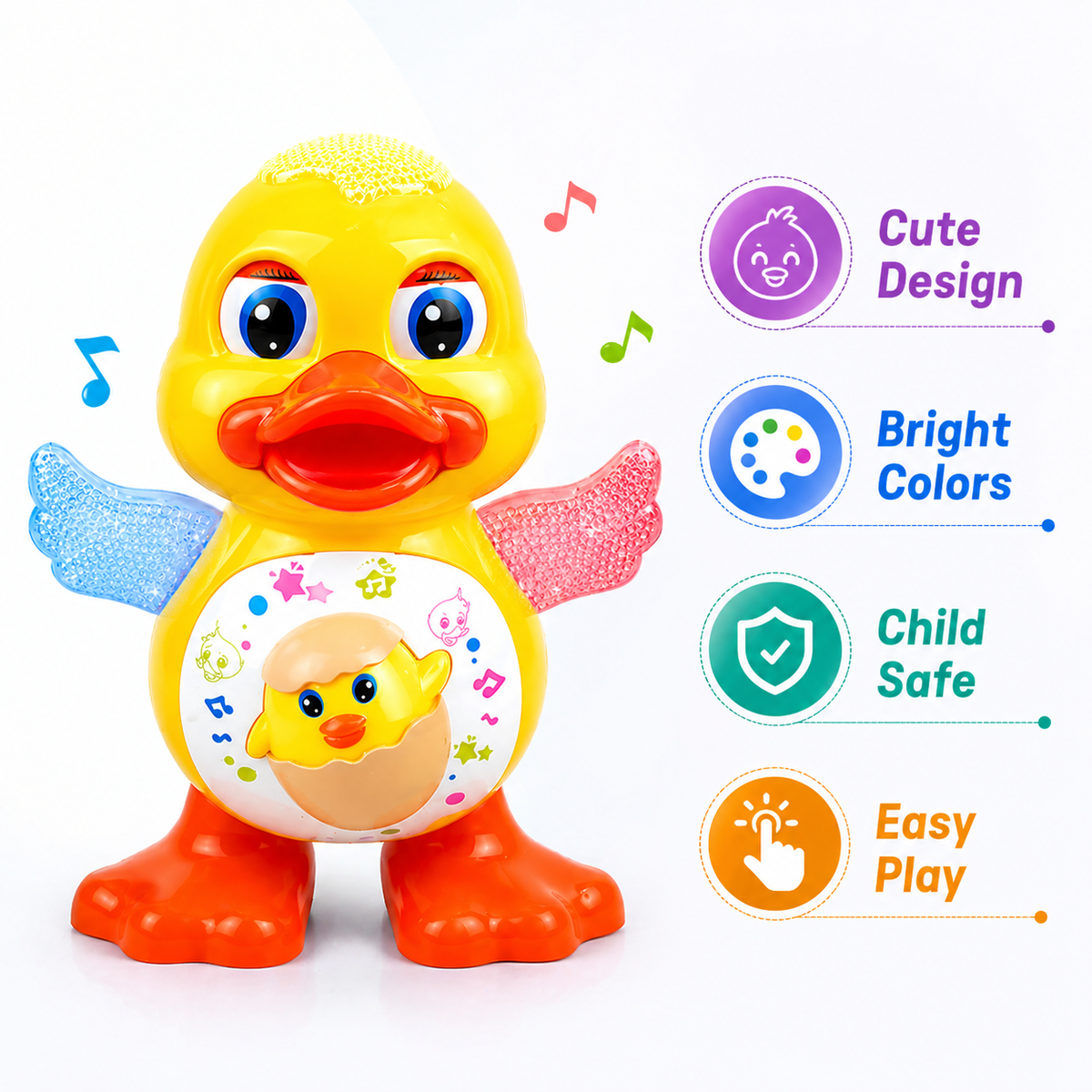 Goyal's Dancing Duck with Music Flashing Lights and Real Dancing Action