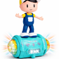 Goyal's 360° Rotating Dancing Fashion Boy Toy | Musical Toy with Multicolour Flashing Lights & Bump and Go Action | Moving Activity Toy for Kids