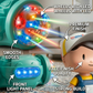 Goyal's 360° Rotating Dancing Fashion Boy Toy | Musical Toy with Multicolour Flashing Lights & Bump and Go Action | Moving Activity Toy for Kids