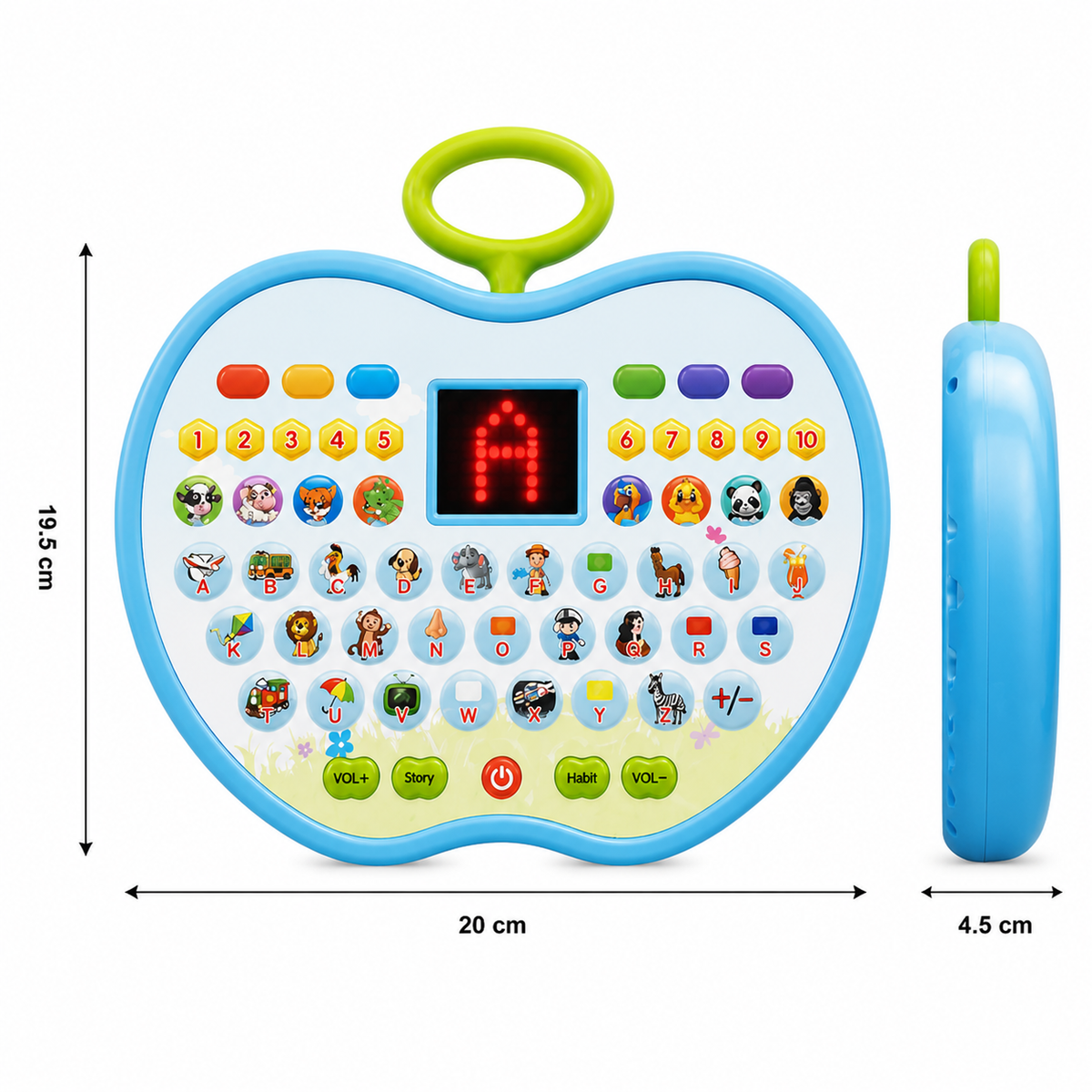 Goyal's Play & Learn Educational Learning Laptop Toy | Alphabets/Counting/Words and More Functions