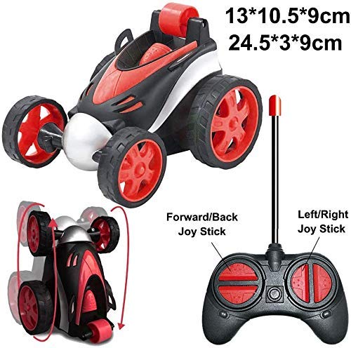 Refurbished-  Goyal's Plastic Remote Control Acrobatic Stunt Car 360° Rotating Rolling Electric Race Car Toy with USB Charging Cable, for Kids Age 3 Years & Above - (Stunt Car)