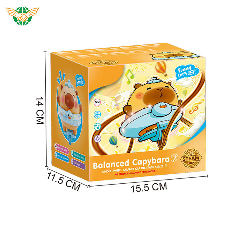 Goyal's Balanced Capybara Single-Wheel Balance Car Toy, Gyroscope Walking, Musical, STEAM Learning, Kids Toy