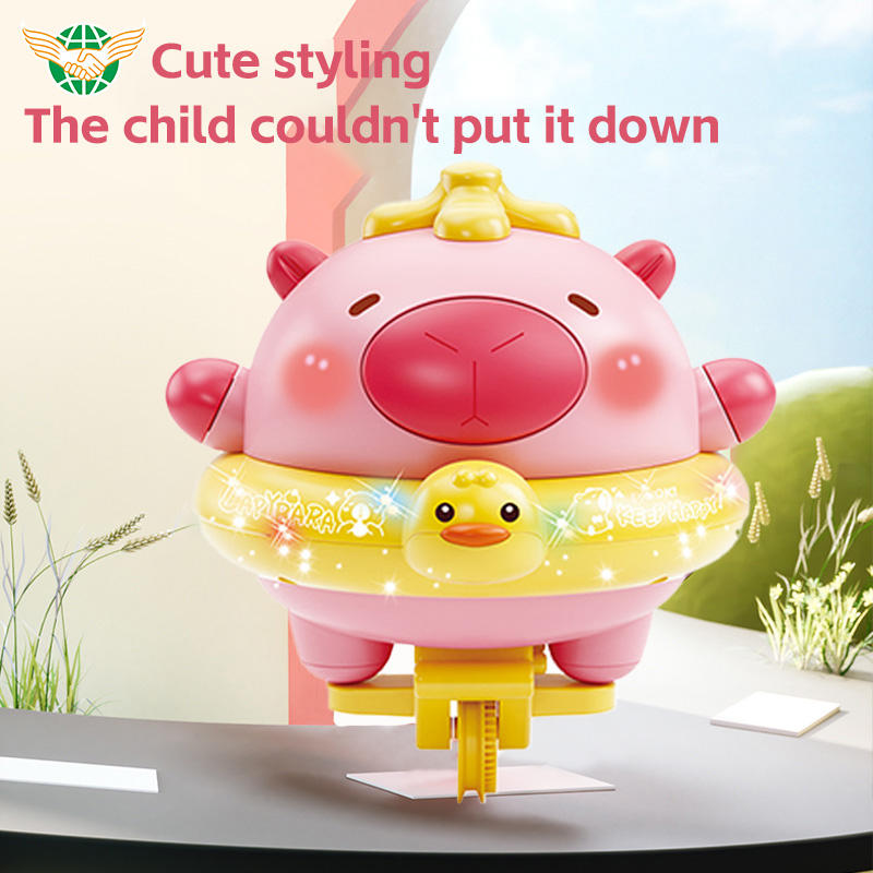 Goyal's Balanced Capybara Single-Wheel Balance Car Toy, Gyroscope Walking, Musical, STEAM Learning, Kids Toy
