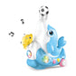 Goyal's Dolphin Musical Toy with Lights & Music | Interactive Rolling Dolphin Toy with Levitation Ball & Duck | Multicolor