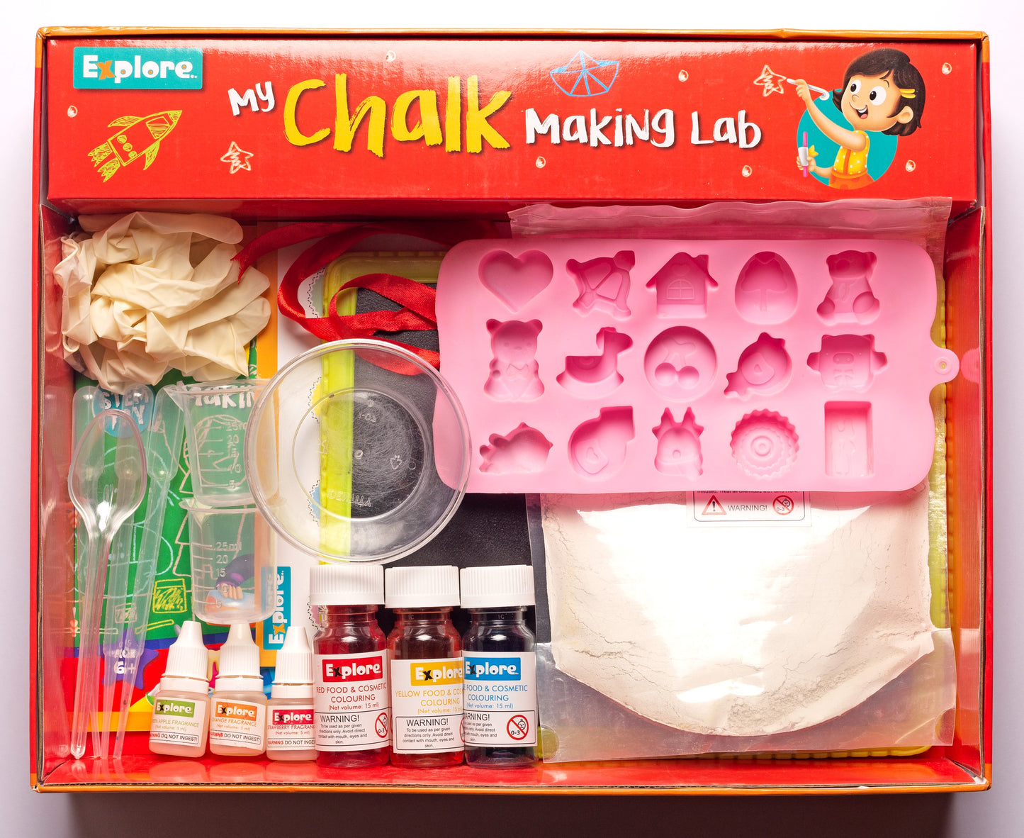 Goyal's Science Experiments STEM Learner | My Chalk Making Lab (Learning & Educational DIY Activity Toy Kit, for Ages 6+ of Boys and Girls)