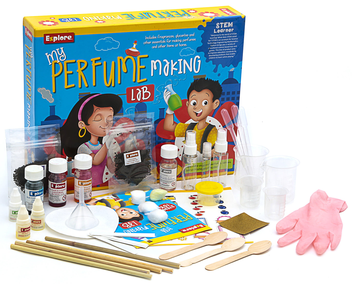 Goyal's Science Experiments STEM Learner | My Perfume Making Lab (Learning & Educational DIY Activity Toy Kit, for Ages 6+ of Boys and Girls)