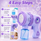 Goyal's Big Size Automatic Bubble Machine Gun for Kids | Bubble Blower with Leak-Resistant Design & 2 Bubble Solution Bottles | Battery Operated Outdoor Party Toy | Multicolour