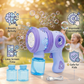 Goyal's Big Size Automatic Bubble Machine Gun for Kids | Bubble Blower with Leak-Resistant Design & 2 Bubble Solution Bottles | Battery Operated Outdoor Party Toy | Multicolour