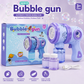 Goyal's Big Size Automatic Bubble Machine Gun for Kids | Bubble Blower with Leak-Resistant Design & 2 Bubble Solution Bottles | Battery Operated Outdoor Party Toy | Multicolour