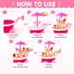 Goyal's Ice Cream Cart Pretend Play Set for Kids | Sweet Shop Trolley with Umbrella, Ice Cream Cones, Popsicles, Sweets & Play Money | Educational Role Play Toy for Boys & Girls | Ages 3+