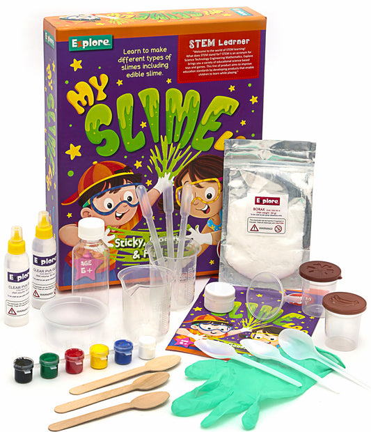 Goyal's Science Experiments STEM Learner | My Slime Lab Kit (Learning & Educational DIY Activity Toy Kit, for Ages 6+ of Boys and Girls)