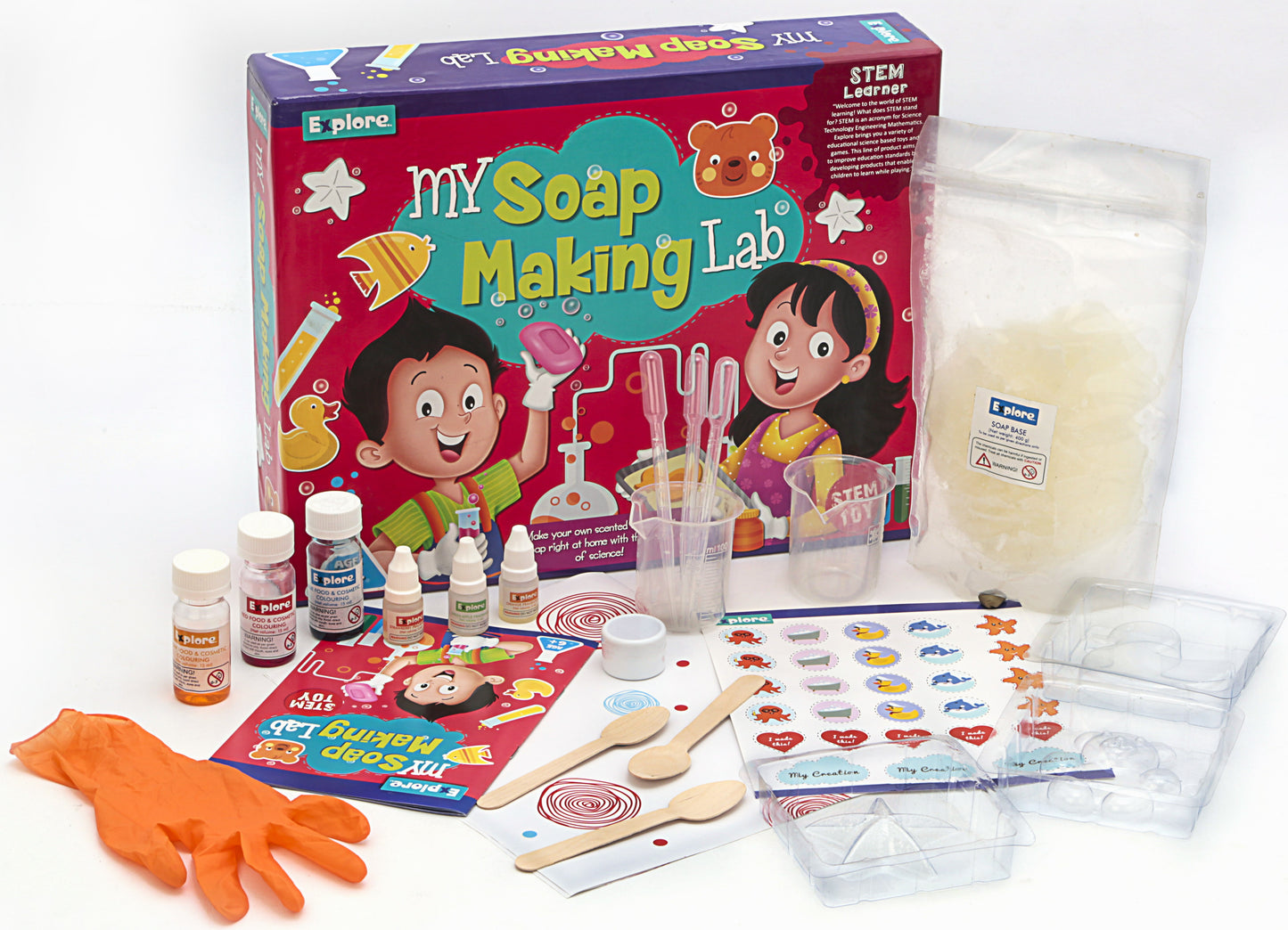 Goyal's Science Experiments STEM Learner | My Soap Making Lab (Learning & Educational DIY Activity Toy Kit, for Ages 6+ of Boys and Girls)