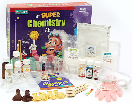 Goyal's Science Experiments STEM Learner | My Super Chemistry Lab (Learning & Educational DIY Activity Toy Kit, for Ages 6+ of Boys and Girls)