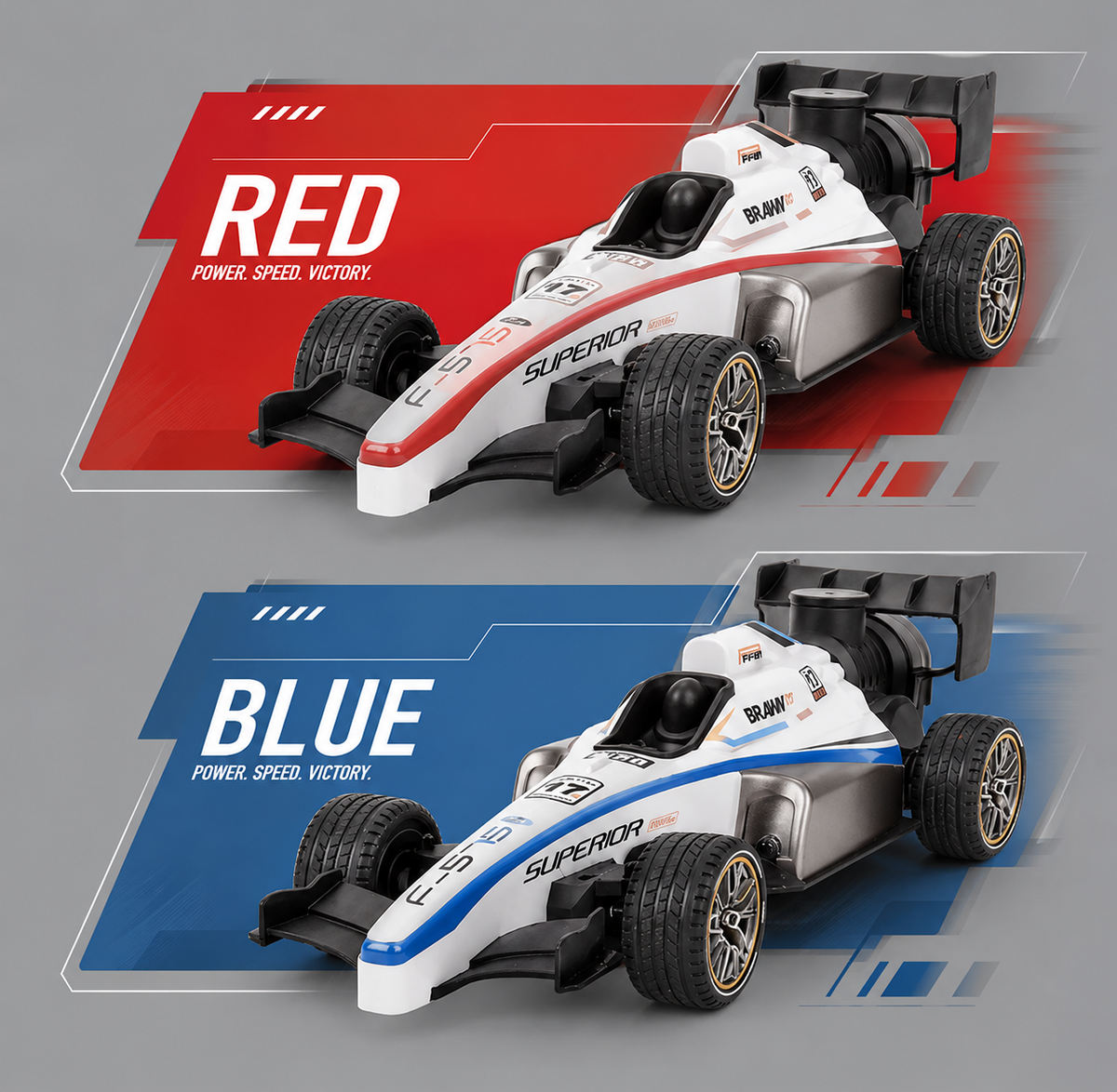 Goyal's 1:14 Scale F1 RC Racing Car | 2WD Remote Control Formula Car with Smoke Spray, Lights & Flame Effect | Rechargeable High-Speed Racing Toy for Kids & Adults