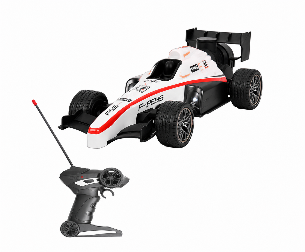 Goyal's 1:14 Scale F1 RC Racing Car | 2WD Remote Control Formula Car with Smoke Spray, Lights & Flame Effect | Rechargeable High-Speed Racing Toy for Kids & Adults