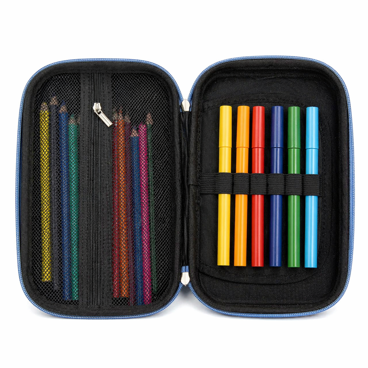 Goyal's Space Astronaut 3D EVA Hard Shell Pencil Case for Kids Boys Girls | Large Capacity Double Layer Pencil Box with Pen Slots Mesh Pocket | Waterproof Durable Stationery Organizer for Kids