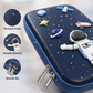 Goyal's Space Astronaut 3D EVA Hard Shell Pencil Case for Kids Boys Girls | Large Capacity Double Layer Pencil Box with Pen Slots Mesh Pocket | Waterproof Durable Stationery Organizer for Kids