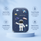 Goyal's Space Astronaut 3D EVA Hard Shell Pencil Case for Kids Boys Girls | Large Capacity Double Layer Pencil Box with Pen Slots Mesh Pocket | Waterproof Durable Stationery Organizer for Kids