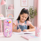 Goyal's 3D Unicorn EVA Hard Shell Pencil Case for Girls | Large Capacity Double Layer Pencil Box with Mesh Pocket & Pen Slots | Waterproof Durable Cute Stationery Organizer for Kids School Students