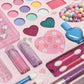 Goyal's Princess Kids Makeup Kit, Eyeshadow Palette, Nail Polish, Lip Gloss, Hair Accessories, Safe Non-Toxic Beauty Toy for Kids 31x25 cm