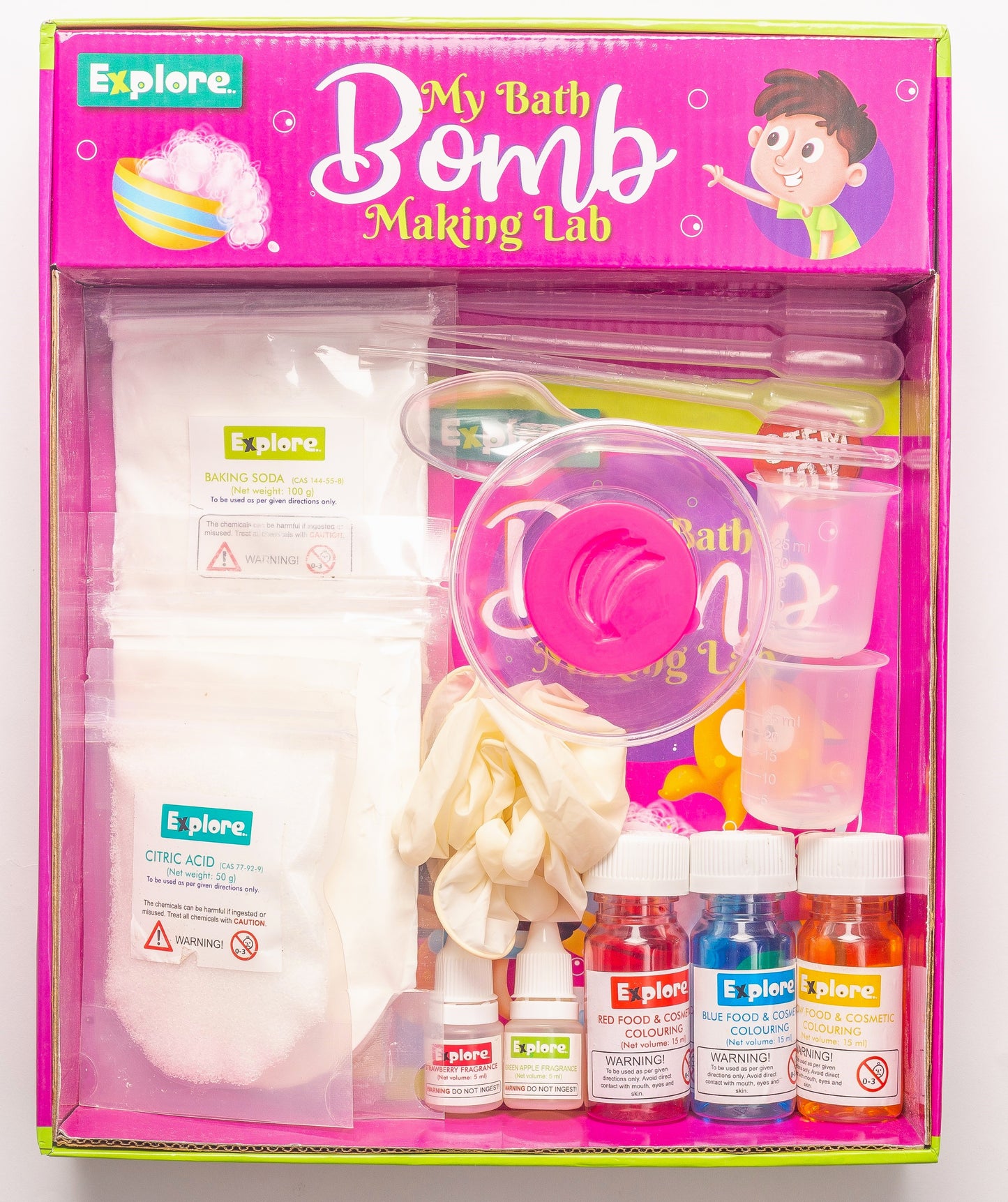 Goyal's Science Experiments STEM Learner | My Bath Bomb Making Lab (Learning & Educational DIY Activity Toy Kit, for Ages 6+ of Boys and Girls)