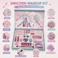 Goyal's Princess Kids Makeup Kit, Eyeshadow Palette, Nail Polish, Lip Gloss, Hair Accessories, Safe Non-Toxic Beauty Toy for Kids 31x25 cm