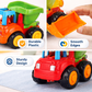 Goyal's Unbreakable Friction Cars, Construction Vehicle Toys(Trolley, Tractor, Bull Dozer, Dump Truck, Cement Mixer) for Boy Girl Toddlers, Ideal Gift for Baby Kid, Infants- Set of 5 Pcs