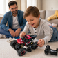 Goyal's 4WD Remote Control Moka Rock Crawler Car with Spray Fumes Function, Off Road RC Car for Kids with LED Lights | Rechargeable Type-C, 2.4GHz - 300 Metres Remote Range