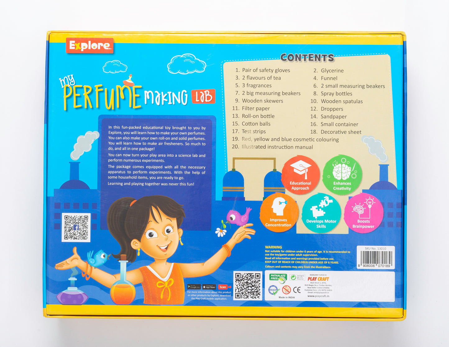 Goyal's Science Experiments STEM Learner | My Perfume Making Lab (Learning & Educational DIY Activity Toy Kit, for Ages 6+ of Boys and Girls)