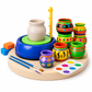 Goyal's Kids Pottery Wheel Kit | Battery Operated Pottery Making & Painting Set with 800g Clay, Sculpting Tools, Acrylic Paints & Brushes | DIY Art & Craft Kit for Beginners