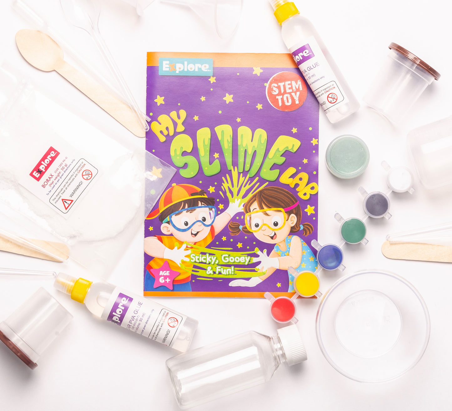 Goyal's Science Experiments STEM Learner | My Slime Lab Kit (Learning & Educational DIY Activity Toy Kit, for Ages 6+ of Boys and Girls)