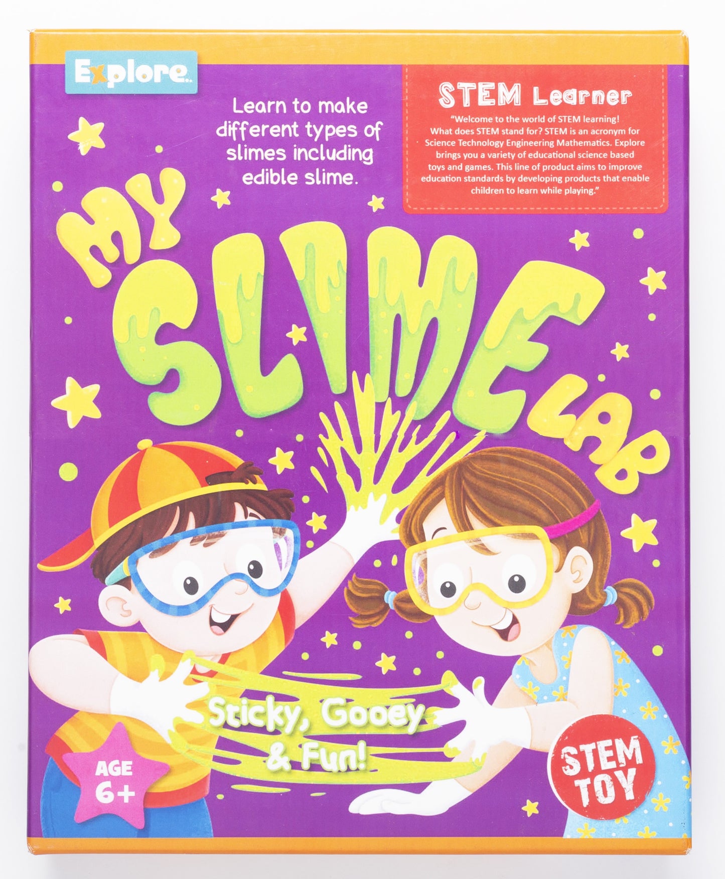 Goyal's Science Experiments STEM Learner | My Slime Lab Kit (Learning & Educational DIY Activity Toy Kit, for Ages 6+ of Boys and Girls)