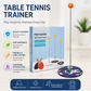 Goyal's Rebound Table Tennis Trainer Set | Self-Training Ping Pong Practice Game with Elastic Rebound Ball, Training Stand & 2 Wooden Rackets | Indoor & Outdoor Sports Toy for Kids & Family