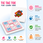 Goyal's Tic Tac Toe Game for Kids | Portable Travel Board Game with X & O Pieces | Classic Strategy Game for Home, Road Trips & Family Play | Ages 3+