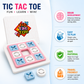 Goyal's Tic Tac Toe Game for Kids | Portable Travel Board Game with X & O Pieces | Classic Strategy Game for Home, Road Trips & Family Play | Ages 3+