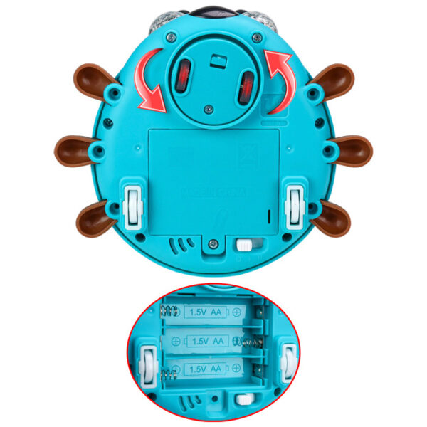 Goyal's Transparent Bump and Go Ladybug with 3D Lightning, Moving Gears and Music | Birthday Toy Gift for 2-5 Year Old Boy, Girl, Baby