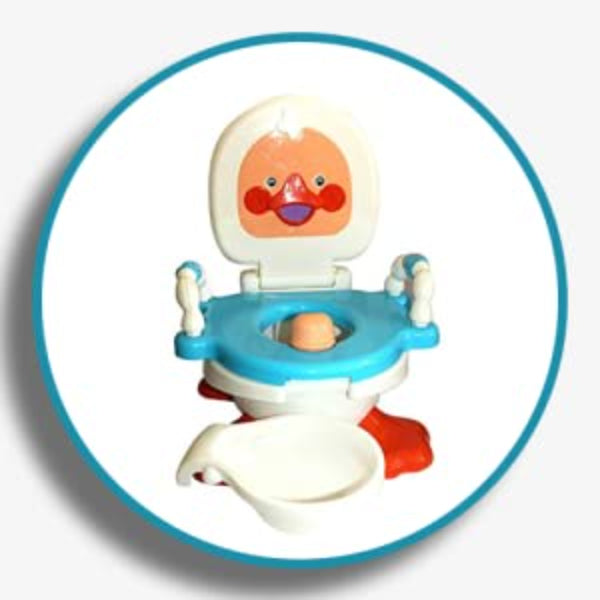 Goyal's Baby Duck Potty Training Seat with Removable Bowl and Closable Cover