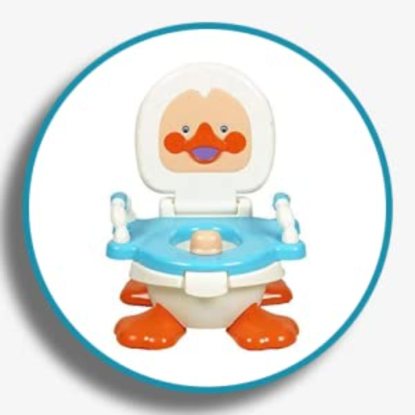 Goyal's Baby Duck Potty Training Seat with Removable Bowl and Closable Cover