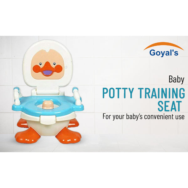 Goyal's Baby Duck Potty Training Seat with Removable Bowl and Closable Cover