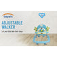 Goyal's Baby Musical Foldable & Height Adjustable Walker with Parental Handle
