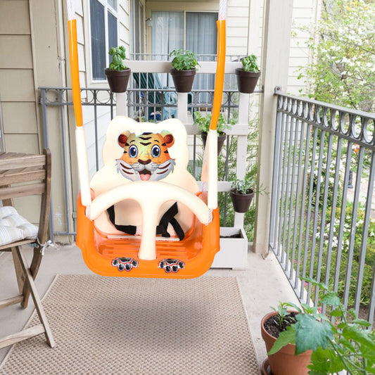 Goyal's King of Swings Imported Quality 4 Stages Adjustable Baby Musical Swing 6 Months to 6 Years