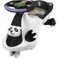 Goyal's Panda Face Design Musical Free Wheel Swing and Twist Magic Car (Panda Car)