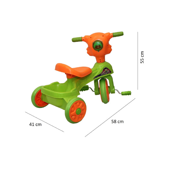 Goyal's Chikoo Baby Tricycle Ride On with Music & Lights