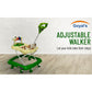 Goyal's Monkey Baby Musical & Lights, Foldable & Height Adjustable Walker with Parental Handle