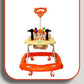 Goyal's Monkey Baby Musical & Lights, Foldable & Height Adjustable Walker with Parental Handle